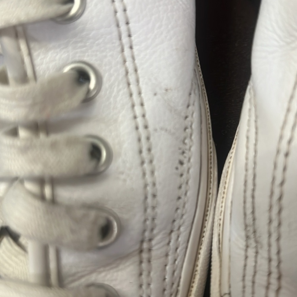 Men’s Converse Jack Purcell Leather Low Top Tennis Shoes - Picture 8 of 10